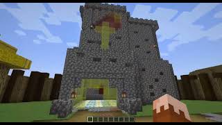 Minecraft Motte Bailey Castle Idea [upl. by Cilka]