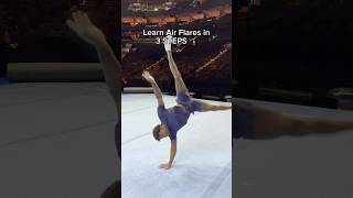 Learn air flares in 3 steps from Frederick Richard 💪 gymnast gymnastics bboy olympics flares [upl. by Enywad495]