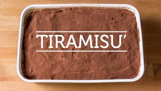 Italian TIRAMISU  Original Italian recipe 2min [upl. by Narcho254]