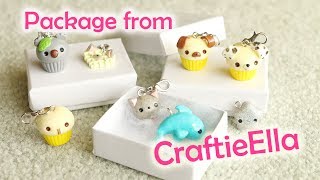 Package from CraftieElla│Polymer Clay Charms [upl. by Assenay]