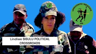 ANC LINDIWE SISULU IN POLITICAL CROSSROAD OF MKHONTO OR ANC [upl. by Shanda]