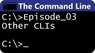 The Command Line Ep03 Alternative Command Lines [upl. by Hedi804]