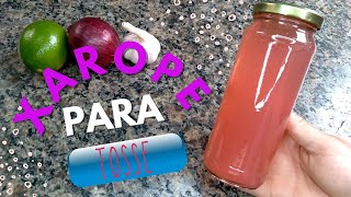 🔴 XAROPE EXPECTORANTE DE CEBOLA ROXA E ALHO PARA ELIMINAR A TOSSE [upl. by Happy]