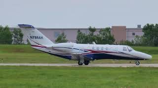 2005 Cessna 525B CitationJet CJ3  Taxi amp Takeoff  New Century AirCenter JCIKIXD  N786AH [upl. by Sweatt357]