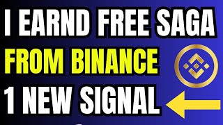 Saga Coin Claim Free  Binance New Coin Launch Update  Earn With Shafiq [upl. by Htebharas]