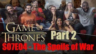 Game of Thrones  7x4 The Spoils of War Part 2  Group Reaction [upl. by Sello]