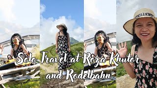 One summer solo travel in Rhoza Khutor  Sochi Russia plus Rodelbahn [upl. by Baruch]