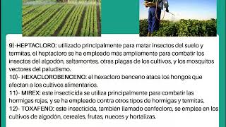 Educación Ambiental Contaminantes orgánicos persistentes opción II [upl. by Neelak]