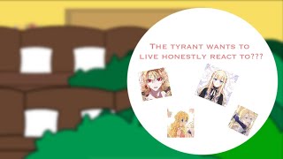 The tyrant wants to live honestly reacts to   Misaki❦  15 25 35 45 amp 55 [upl. by Elirpa]