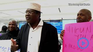 Miguna Miguna receives a heroic welcome in Canada [upl. by Oj]