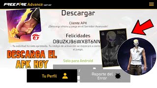 SOLUCIÓN Cómo DESCARGAR SERVIDOR AVANZADO de free fire 20 MARZO 2024 CÓDIGO DE ACTIVACIÓN amp APK OB44 [upl. by Sperling722]