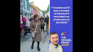 LMFM host Michael Reade is repulsed by tricolour flying in Carlingford [upl. by Eniarrol]