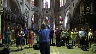 Impromptu Sing at Castle Church Wittenberg June 2015 [upl. by Quennie]