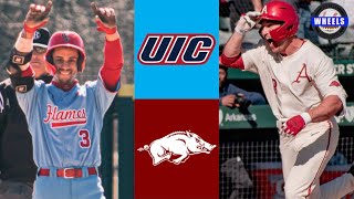 3 Arkansas vs UIC Highlights AMAZING GAME  2022 College Baseball Highlights [upl. by Irrehc]