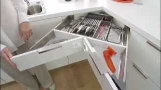 BLUM SPACE CORNER cabinet drawer system [upl. by Danica]