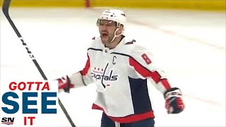 GOTTA SEE IT Capitals Alexander Ovechkin Scores 800th Career Goal To Complete Hat Trick [upl. by Richer323]