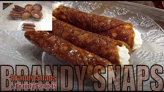 How to Make Brandy Snaps amp Brandy Baskets cheekyricho tutorial [upl. by Ina]