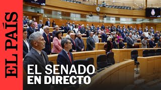 DIRECTO  Sesión de control en el Senado  EL PAÍS [upl. by Daniala]