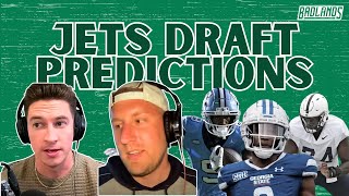 New York Jets NFLDraft Predictions BADLANDS SENIOR BOWL [upl. by Wallas]