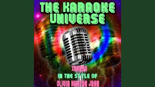 Xanadu Karaoke Version in the Style of Olivia Newton John [upl. by Chapnick]