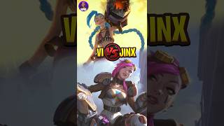 Jinx vs Vi LeagueOfLegends RiotGames Riot Lol Jinx Versus Vi [upl. by Feer601]