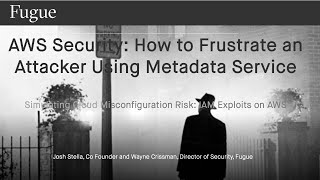 AWS Security How to Frustrate an Attacker Using the Metadata Service [upl. by Handbook]