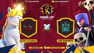 Boom Academy 🆚 wh esports  SEMIFINALS  KIERAN CUP QUALIFIER 2 UTC7  CLASH OF CLANS coc [upl. by O'Connor]