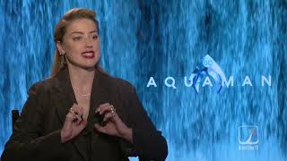 Amber Heard Interview for Aquaman [upl. by Brownson]