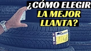 LLANTAS  CÓMO ELEGIR LA MEJOR LLANTA Velocidad Total [upl. by Nevla810]