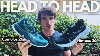 ASICS GelCumulus 26 vs GelNimbus 26  Which to Choose [upl. by Belloir]