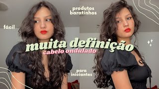 A FINALIZAÇÃO que SEMPRE dá CERTO no cabelo ondulado  Muita definição sem pesar o cabelo 2a 2b 2c [upl. by Annibo]