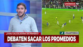 Debaten sacar los promedios en el fútbol de primera división [upl. by Bergerac]