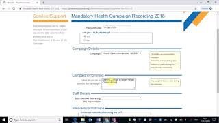 Using PharmOutcomes to record health campaigns activity [upl. by Burck]