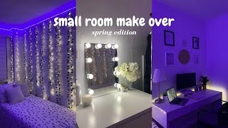 small room make over  je redécore et réorganise ma chambre pour le printemps ✨ [upl. by Einafpets422]