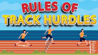 Rules For Track Hurdles Race  Hurdles Race Rules For Beginners [upl. by Eelrihs]