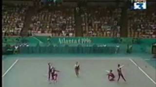 España  3 pelotas y 2 cintas  Calificación JJOO Atlanta 1996 [upl. by Gibbie]