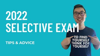 2022 NSW Selective Test  Important Tips and Advice [upl. by Stephannie]