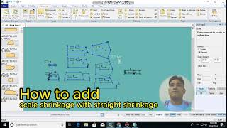 Cadbari How to add scale shrinkage with straight shrinkage [upl. by Ettedualc]