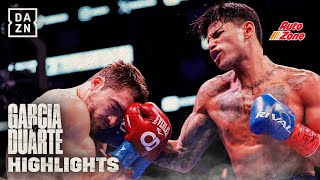 THE RETURN  Ryan Garcia vs Oscar Duarte Fight Highlights [upl. by Ilario]