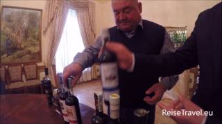 Cognac Wein Samarkand Usbekistan Degustation Scheidebecher Weinbrand Brandy [upl. by Gratianna]