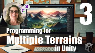 Programming for Multiple Terrains in Unity Part 3 [upl. by Ardnauqal664]