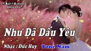 Karaoke  Như Đã Dấu Yêu Tone Nam  Bossanova  Lê Lâm Music [upl. by Allveta389]