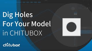 Tutorial How to Dig Holes for Your Model in CHITUBOX [upl. by Elenaj286]