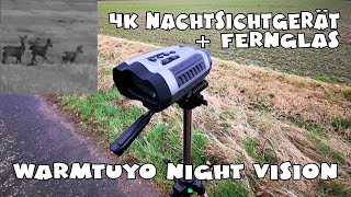 WARMTUYO 4K Fernglas und Nachtsichtgerät IR mit 10x Zoom [upl. by Alikahs]