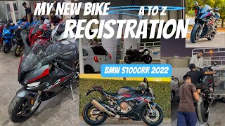 MY NEW BIKE Registration Process  Dubai srilanka bikelifeworld s1000rr motovlog bikelife fyp [upl. by Treiber642]