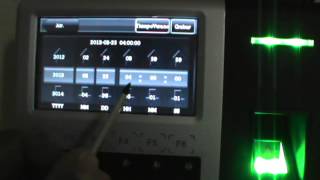 Reloj Checador iFace 302 y 800 Parte 3  Cambiar Fecha y Hora │ ZKSoftware │ Huella Digital [upl. by Publus195]