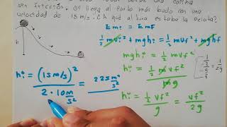 Ejercicios de CONSERVACIÓN DE LA ENERGÍA MECÁNICA  Ejercicios tipo examen  UNAM [upl. by Assinna143]