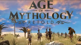 First 5 campaign missions  Age of Mythology Retold beta [upl. by Enelime]