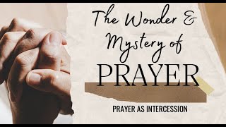 The Wonder amp Mystery  Prayer as Intercession [upl. by Yenittirb]