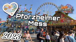 Kopfüber und rundherum  Pforzheimer Messe 2023  Impressionen   Clip by CoolKirmes [upl. by Eaneg116]